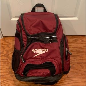 Maroon 35 L speedo bag